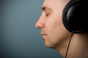 music meditation with headphones 1.1
